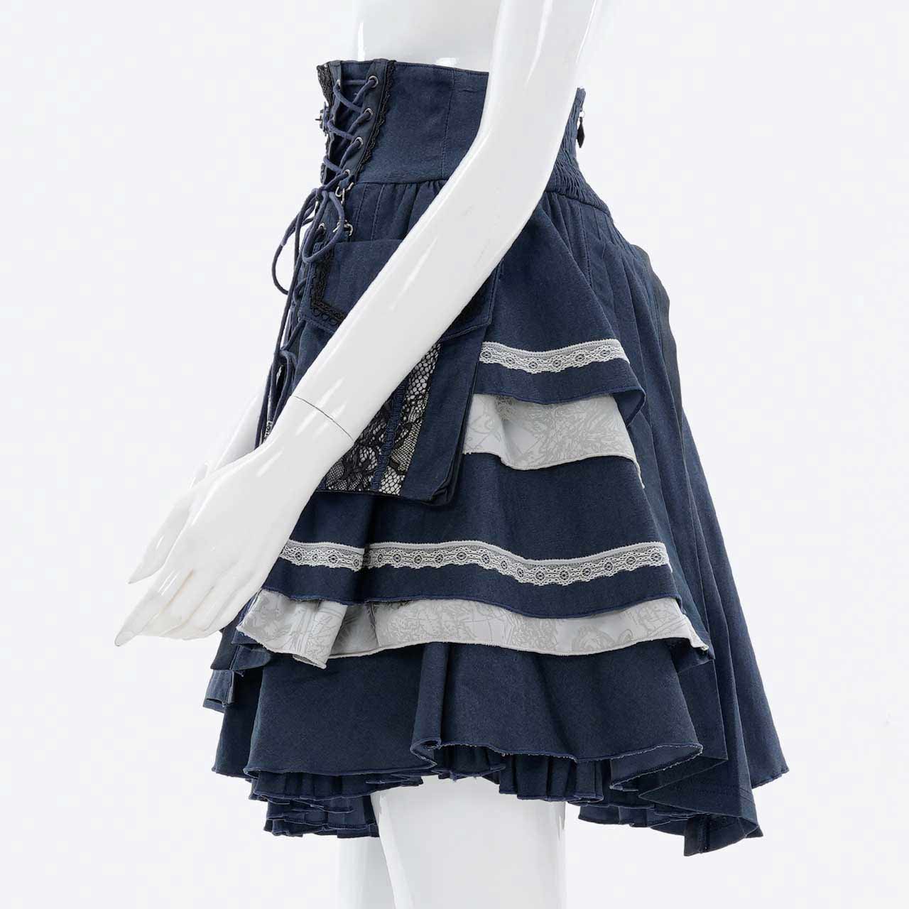 Pirates Rose プリーツスカート