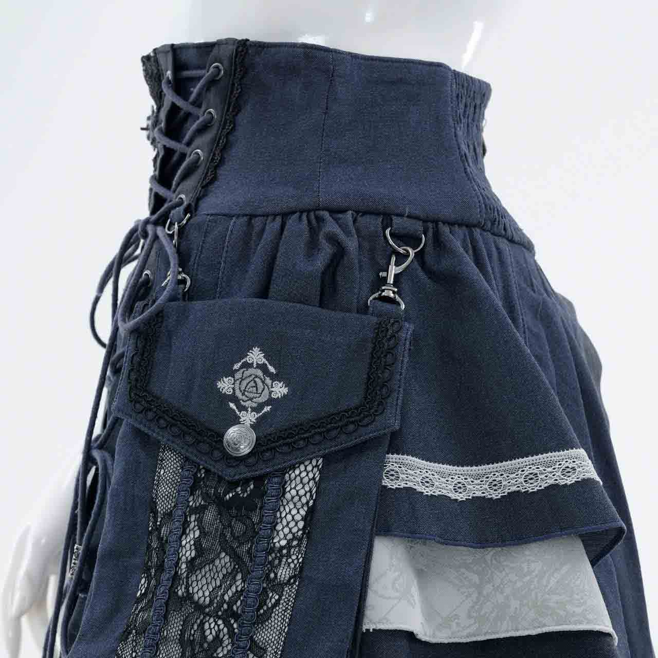 Pirates Rose プリーツスカート