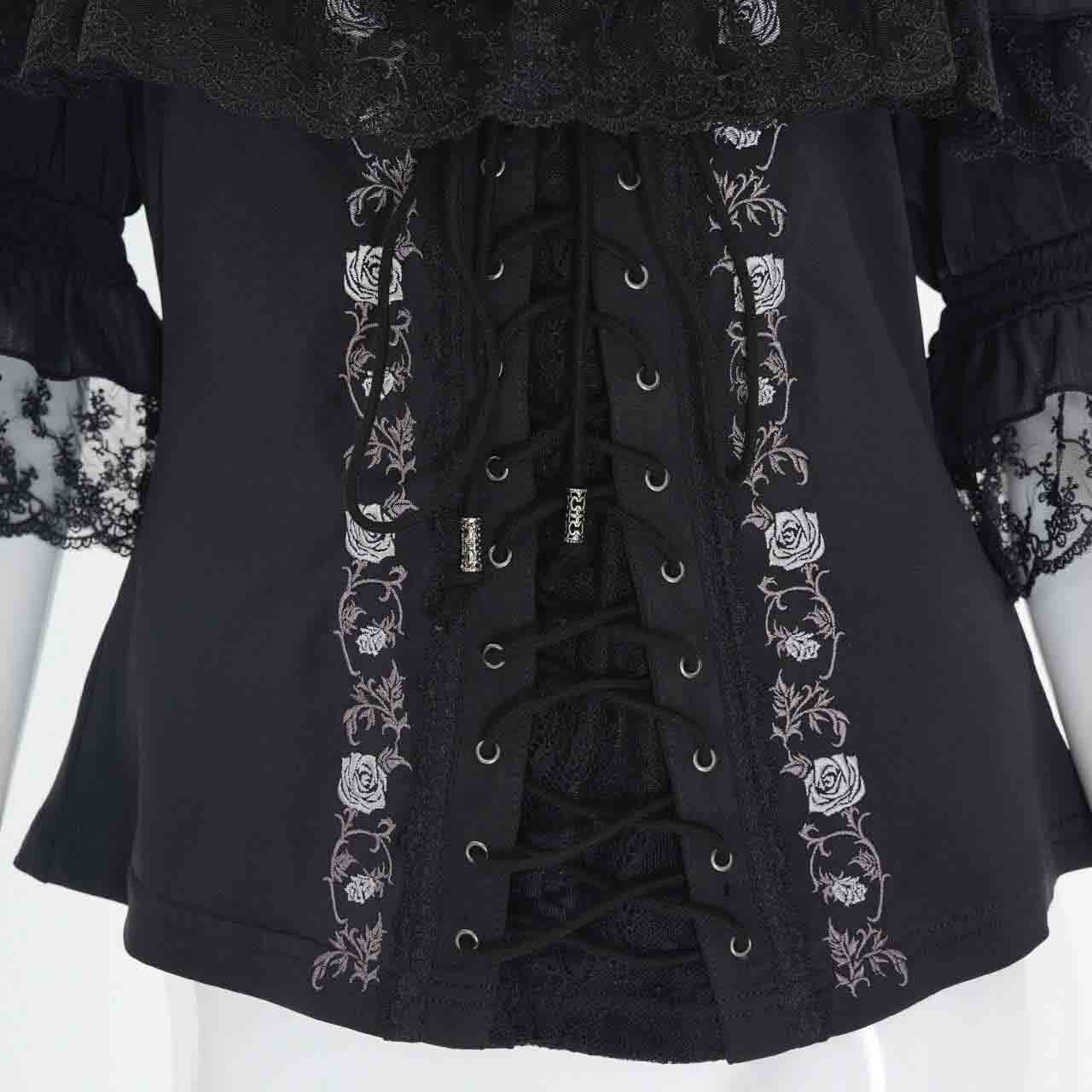 Pirates Rose オフショルダープルオーバー