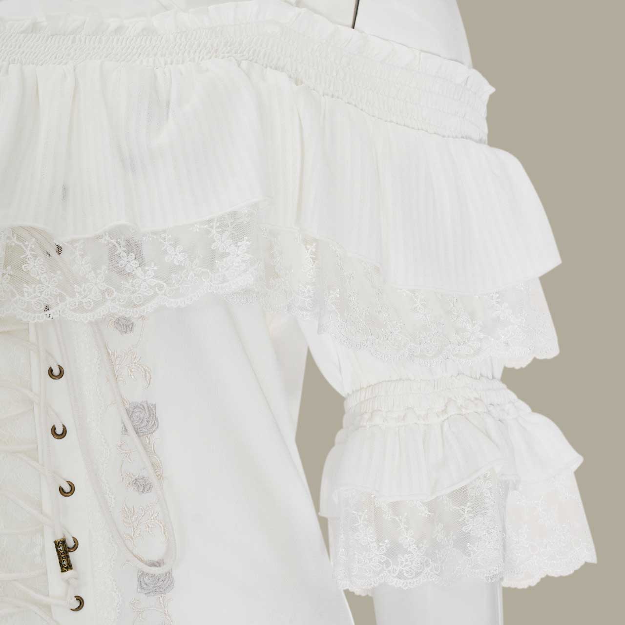 Pirates Rose オフショルダープルオーバー