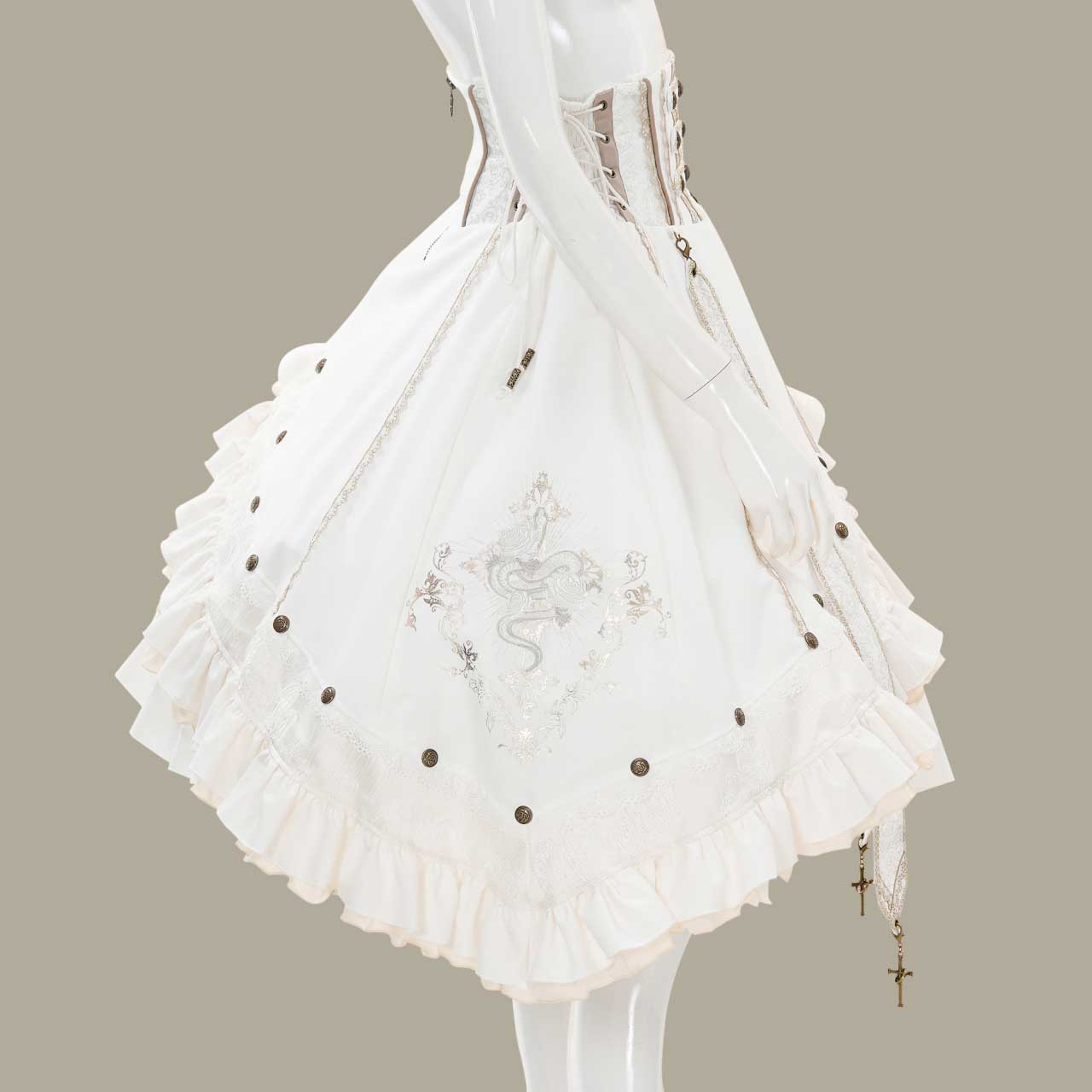 Spring Rose Carol アシメスカート