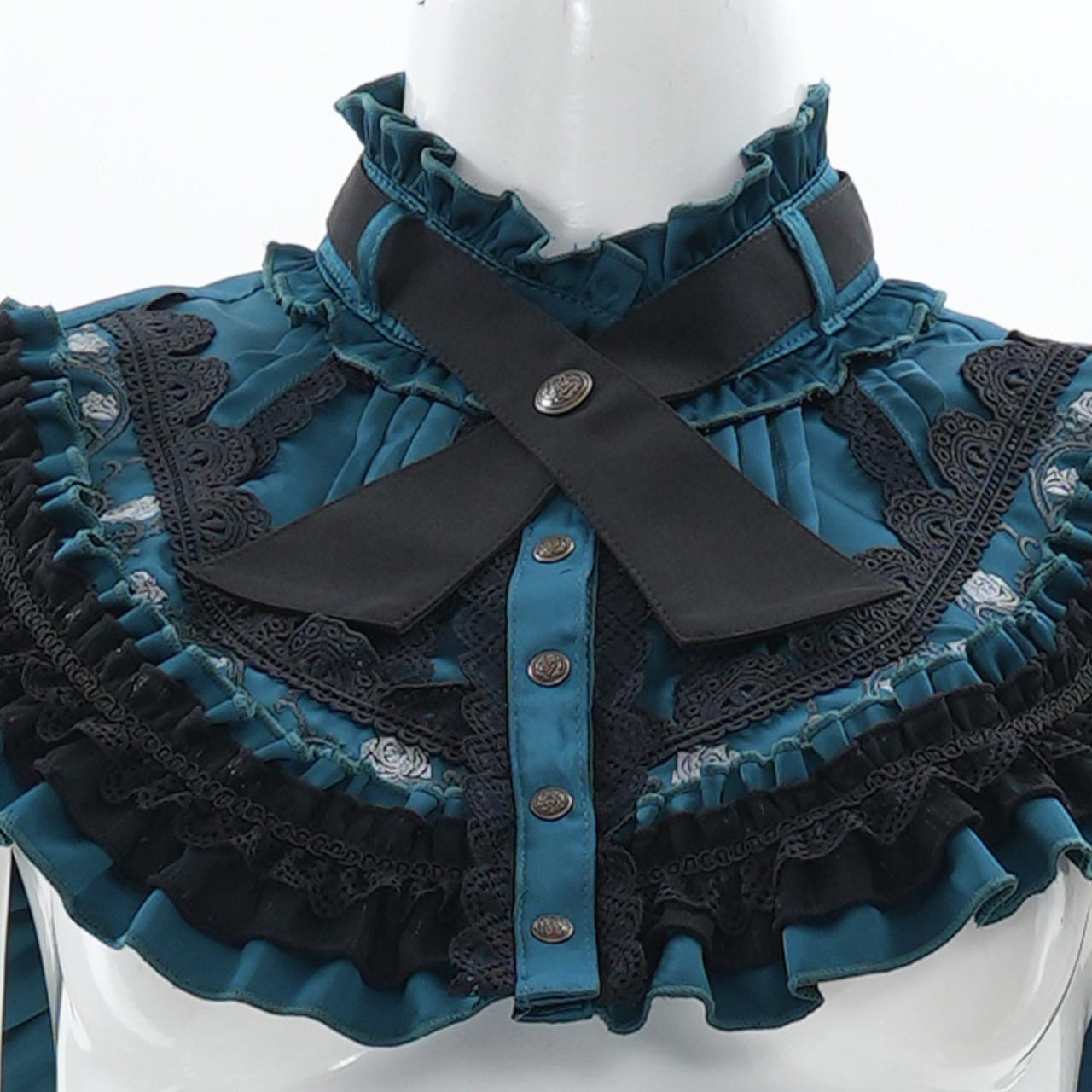 Midnight Masquerade Attached collar