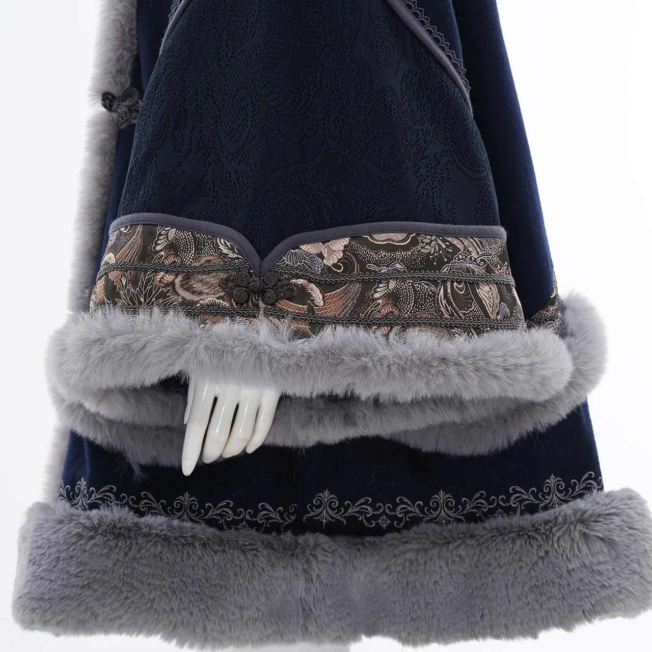 雪蜜跡(ゆきみつあと)チャイナコート