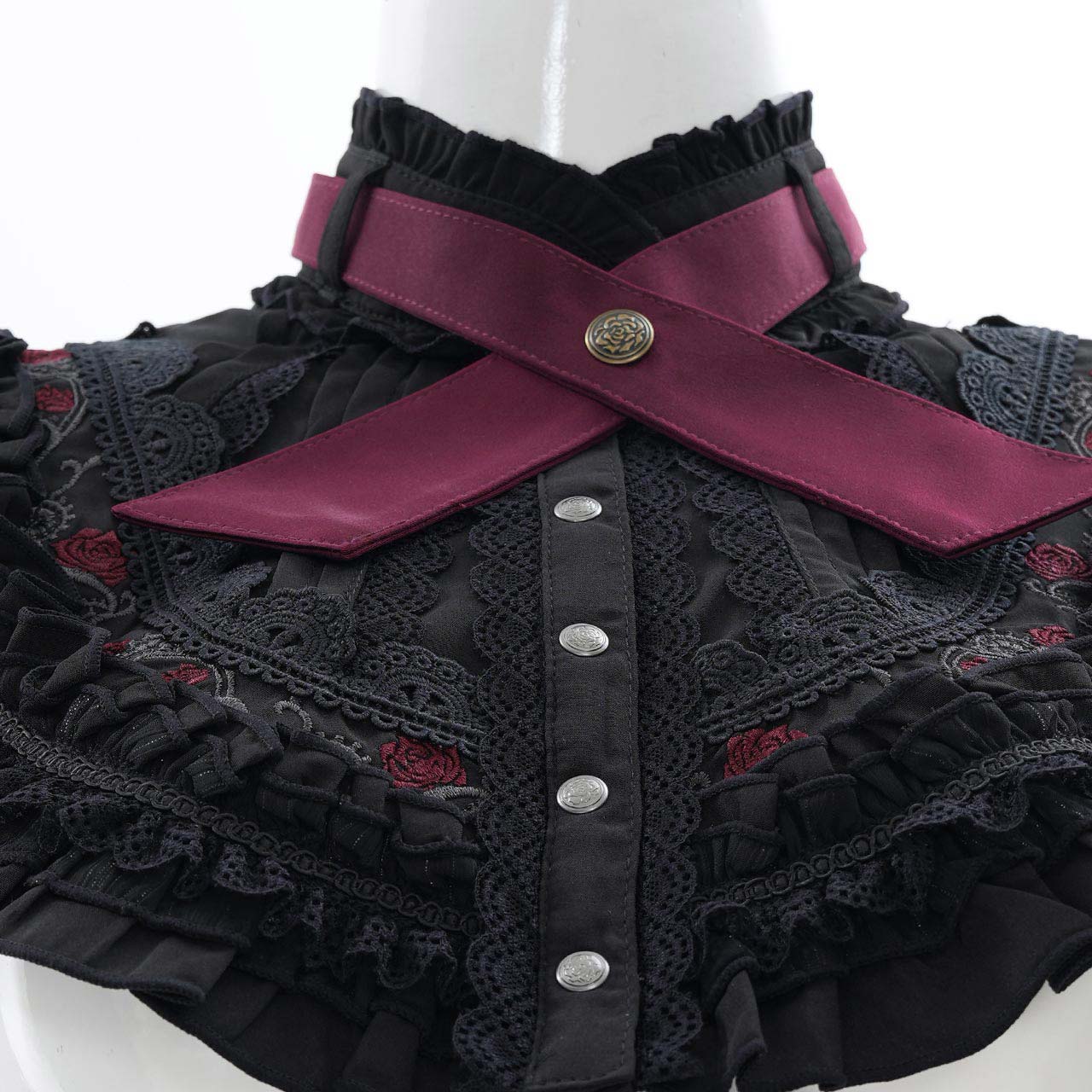 Midnight Masquerade Attached collar