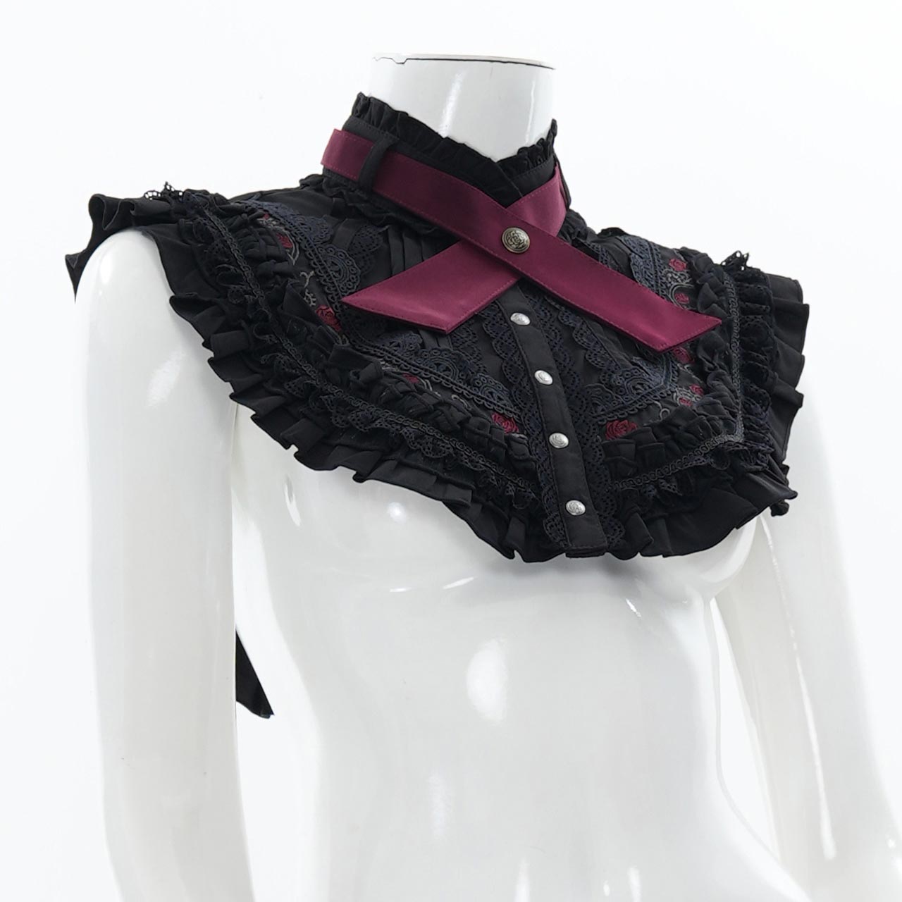 Midnight Masquerade Attached collar